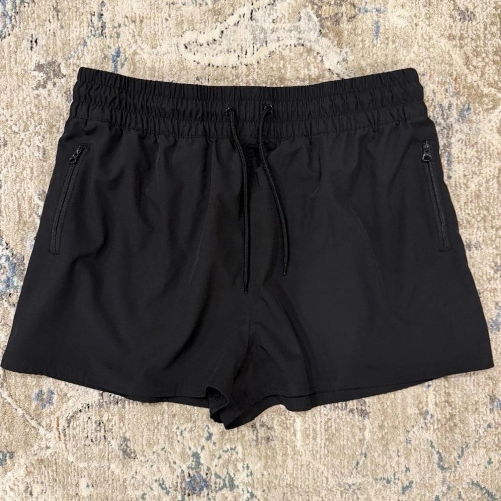 Ocean Pacific OP Athletic Active Sweat Shorts Womens XL Black Athleisure